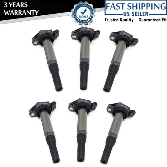 6-pack 90919-A2002 90919-02255 Ignition Coils suitable for 2005-2022 and for Lexus I4 V6/8