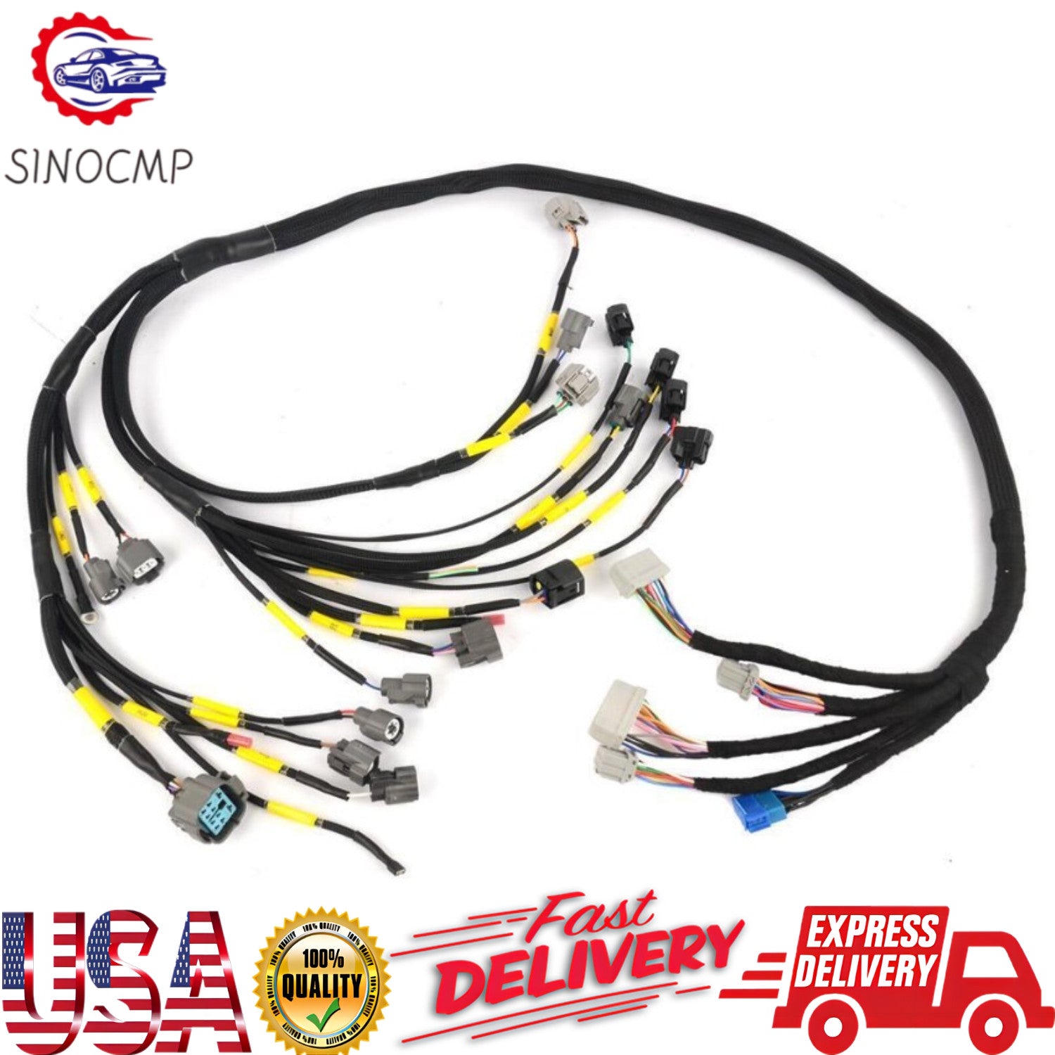 OBD1 Budget DB-Series Tucked Engine Harness Fit for Honda for Civic Integra D16 B16