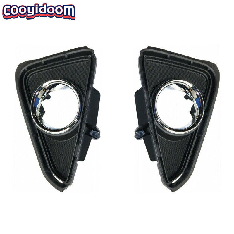 Pair Front fog light grille fog light frame For 2016 for Toyota rav4