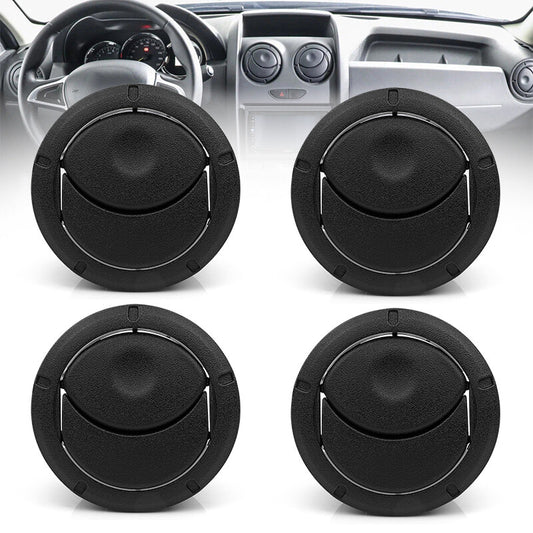 4X Air Outlet Heater Grille Steering Cover for Renault Logan Sandero 2004-ON