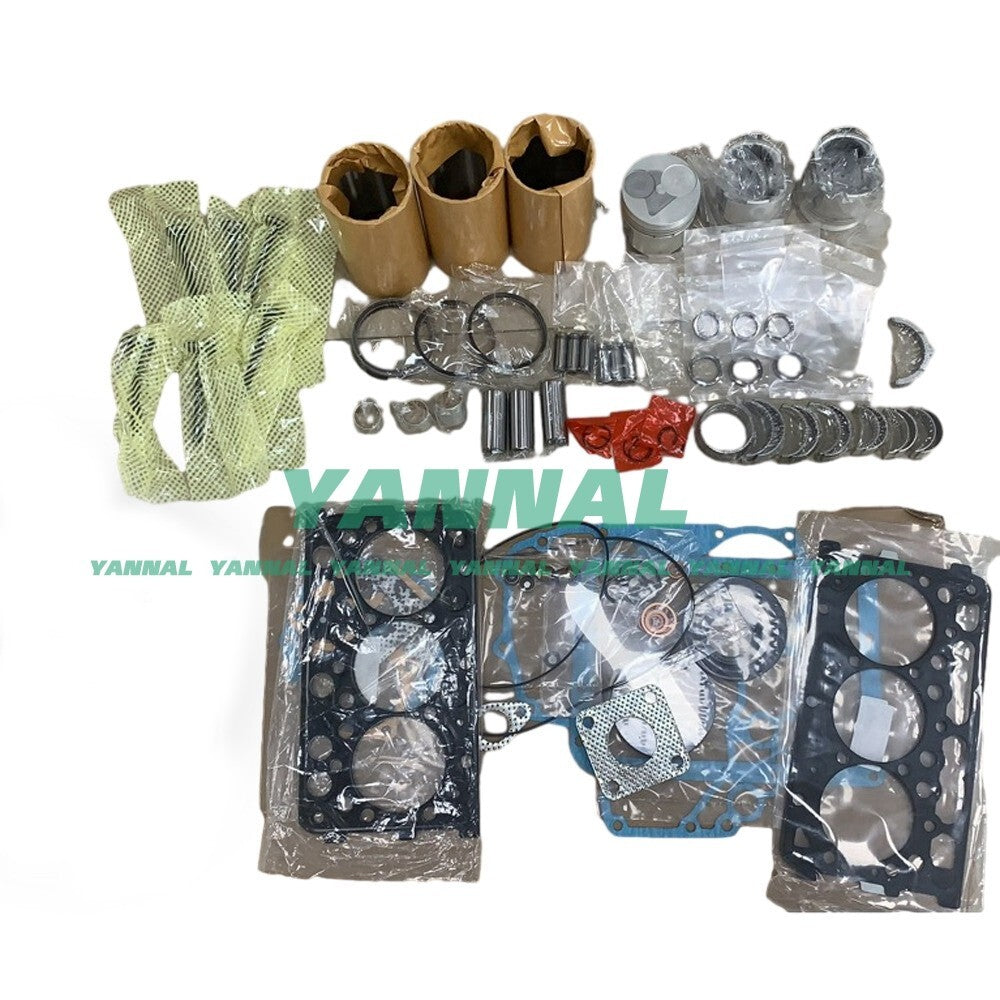 D662 Reconstruction and Overhaul Kit with Gaskets, Bearings, and Valves for Kubota Engines