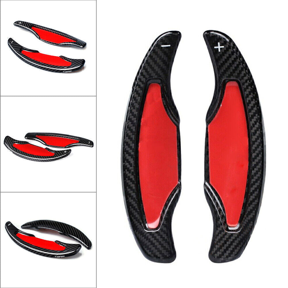 Carbon Steering Wheel Shift Paddle Extension Left+Right Fit for Cadillac ATS ATS-L