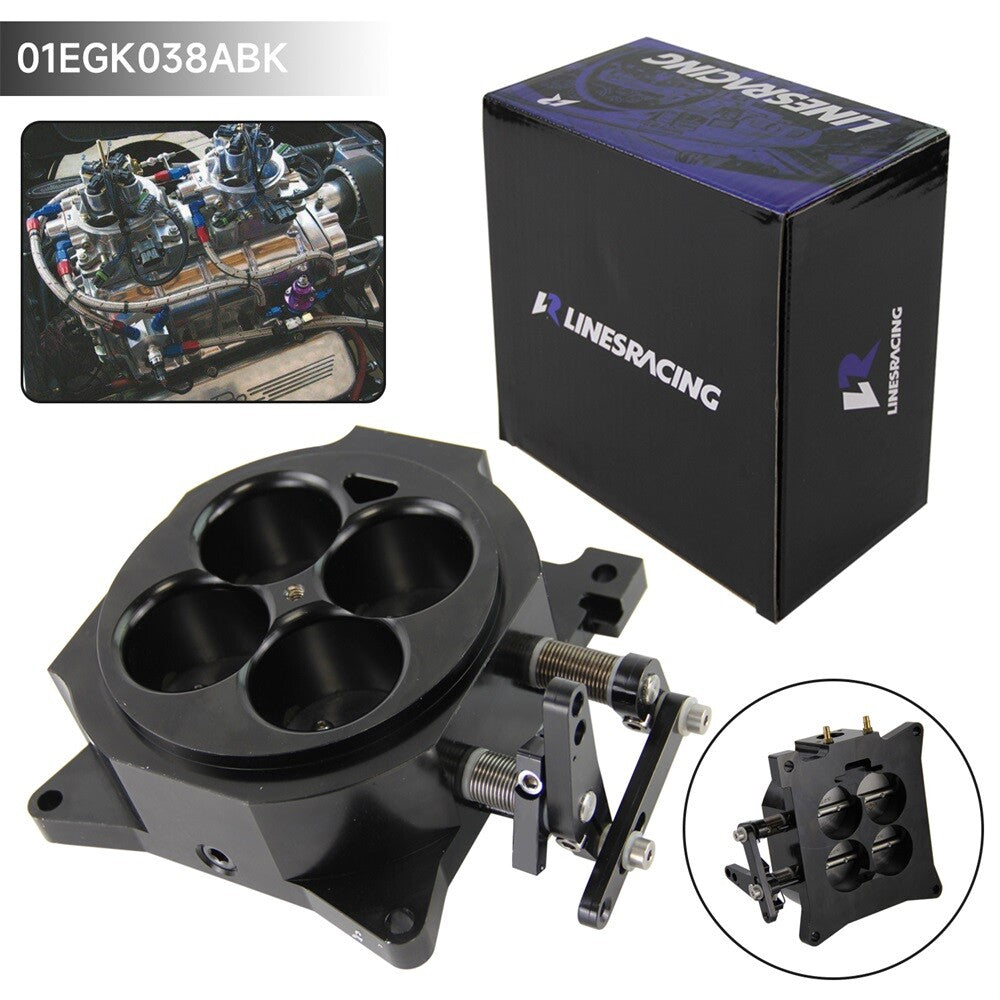 CNC Billet 1000CFM 4150 Flange Carburetor Throttle Body 1.75 Core 4 Barrel BK