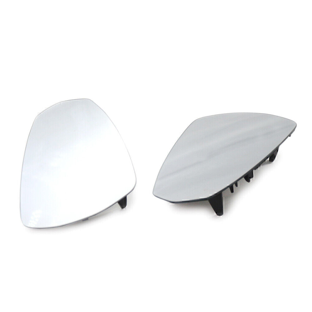 Front Outside Rearview Mirror Glass Left  Right Pair Fit for AUDI A3 2014-2020 po
