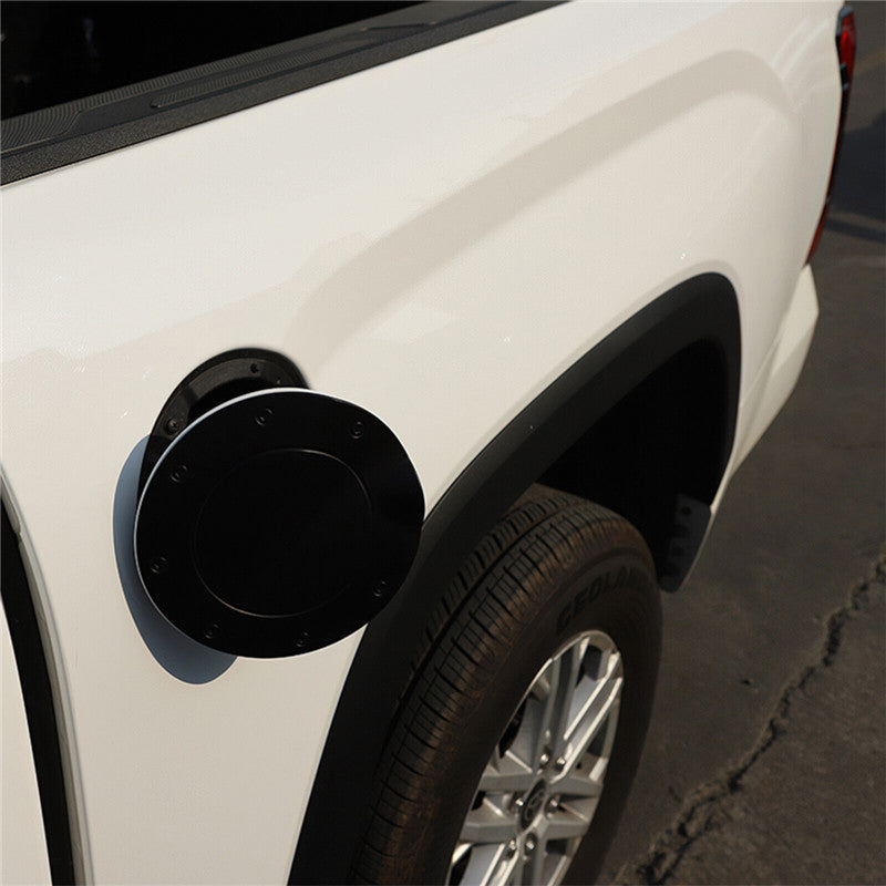 1P Gloss Black Fuel Tank Oil Gas Cap Moulding Cover Trim for Toyota Tundra 22-24