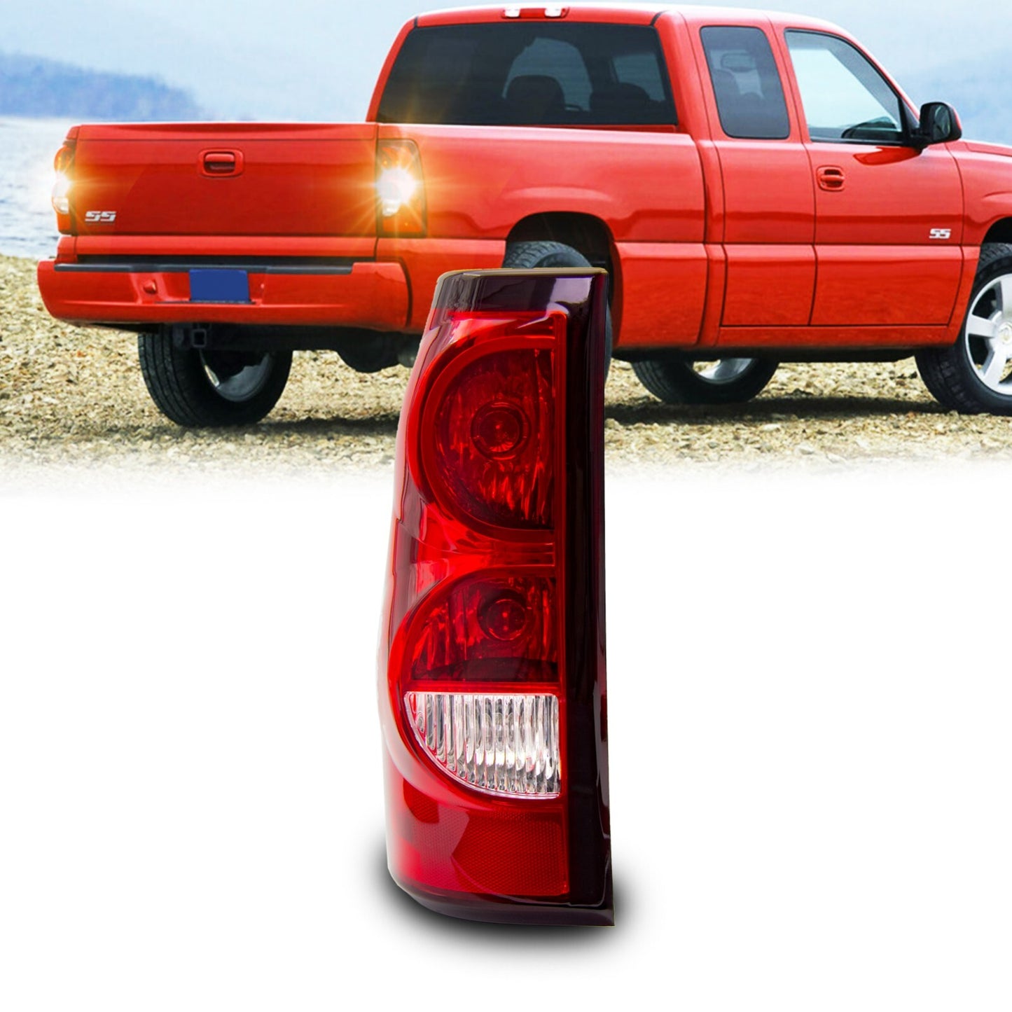 1999-2006 for Chevrolet Silverado 1500 2500 3500 99-03 Gimsi for Sierra Lfet Taillights