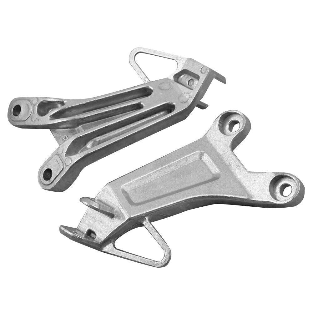 for HONDA CBR 600RR 03 04 Aluminum Rear Passenger Footpegs Pedals Brackets
