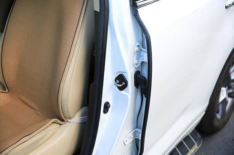 Cover Trim 4P ABS Matt Black for Toyota Highlander 14-2019 Door Lock Protection