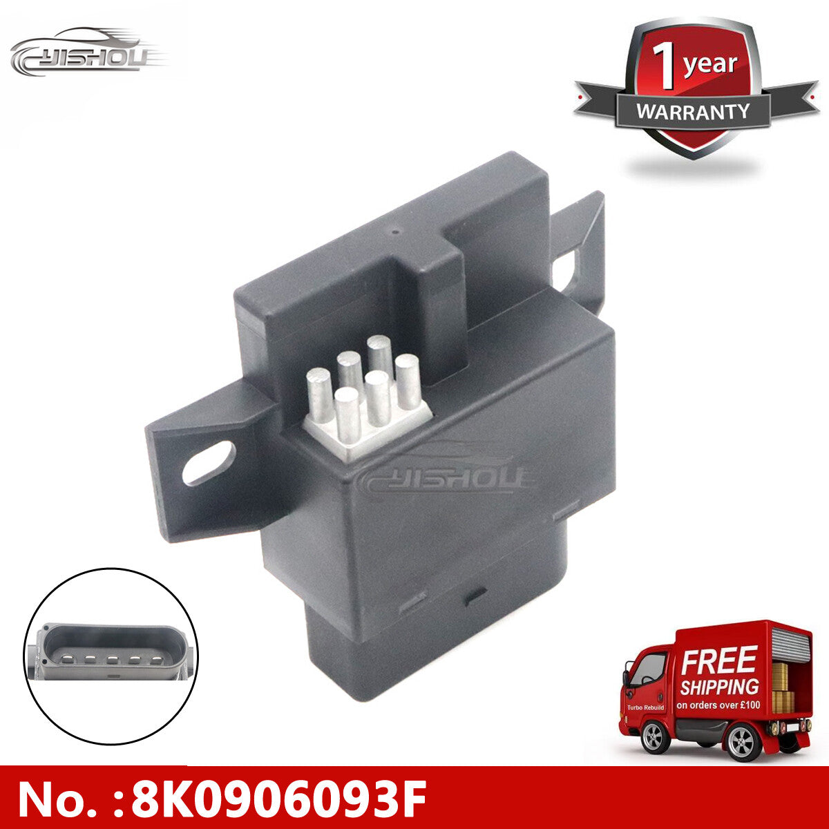 Unit module 8K0906093F is suitable for Audi A4, Q5, S4 2010-2012, A5, S5 2008-2011. 8K0906093D CN