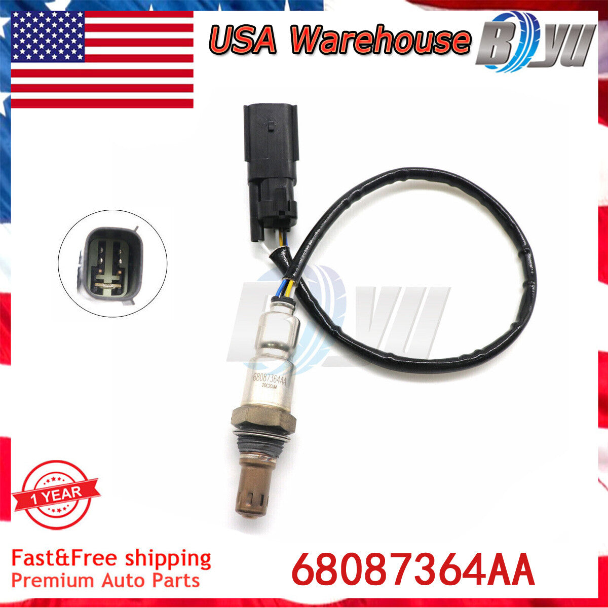Front Oxygen Sensor 68087364AA for Chrysler 200 for Jeep Cherokee for Ram ProMaster City