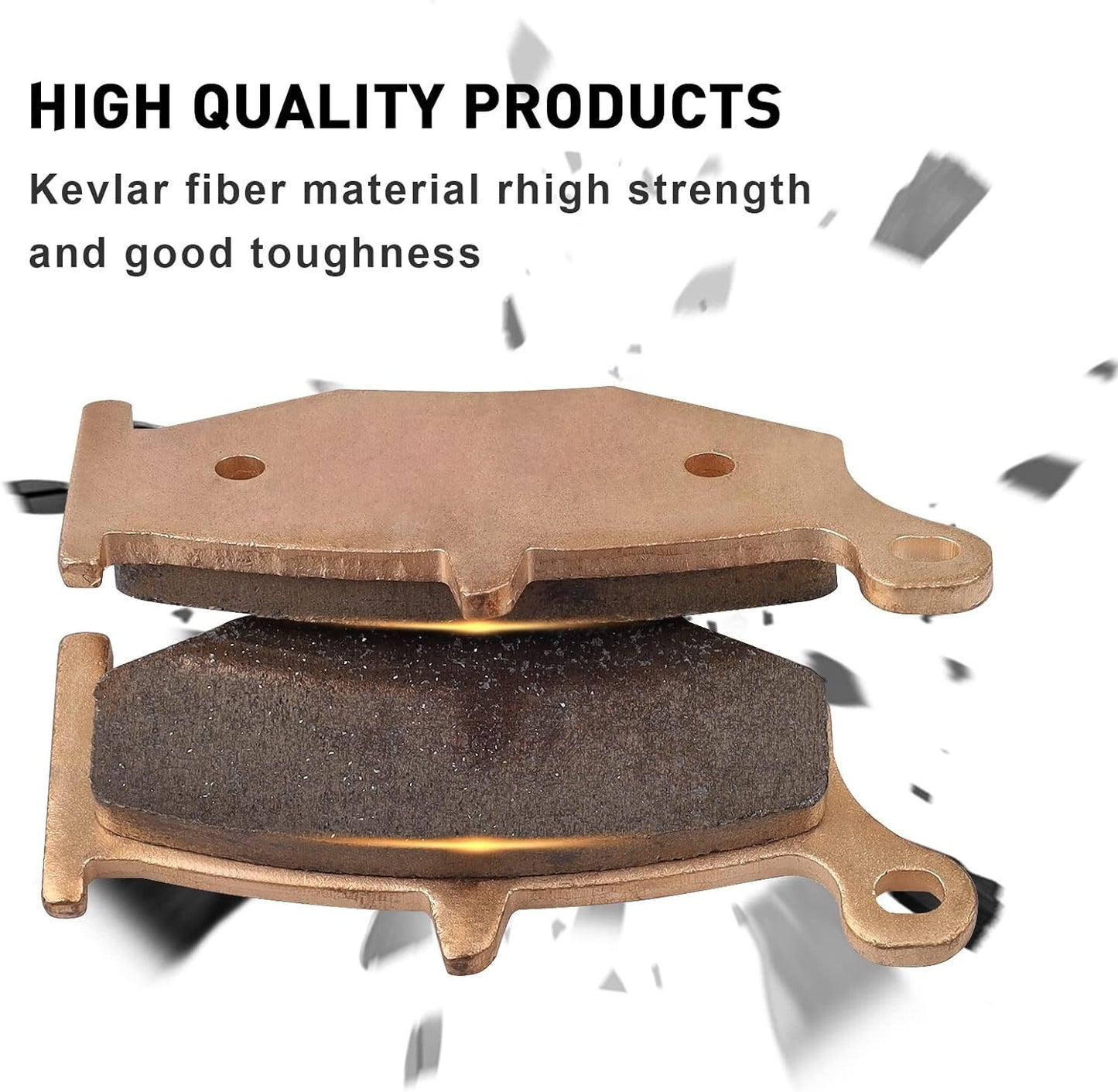 Brake Pads Front Rear for Vstrom DL1000/Vstrom DL1000XT/GSXR1000 K7K8/Hayabusa