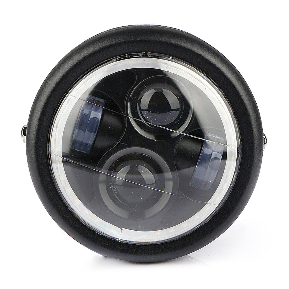 6.5-inch motorcycle projector high/low headlight ring COB LED light suitable for Harley-Davidson