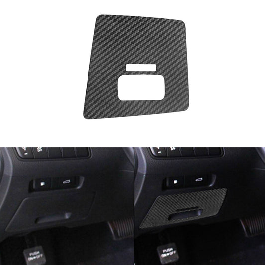 Carbon Fiber Fuse Box Sticker Frame Cover Trim for Kia Cadenza 2014-2016