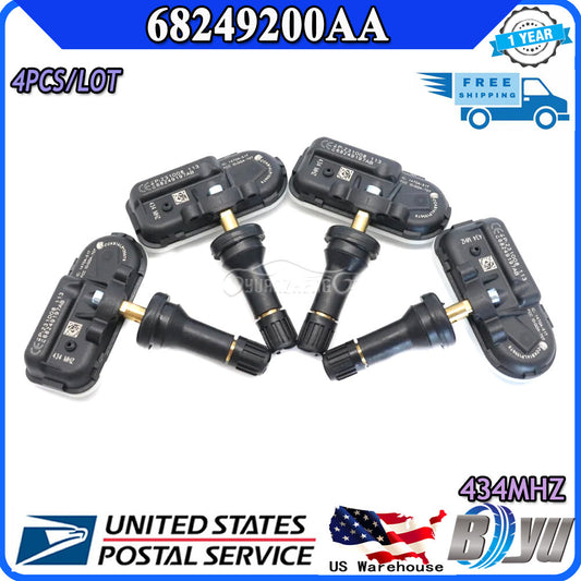 New TPMS sensor 68249200AA 4X for RAM 2500 tire pressure monitoring system