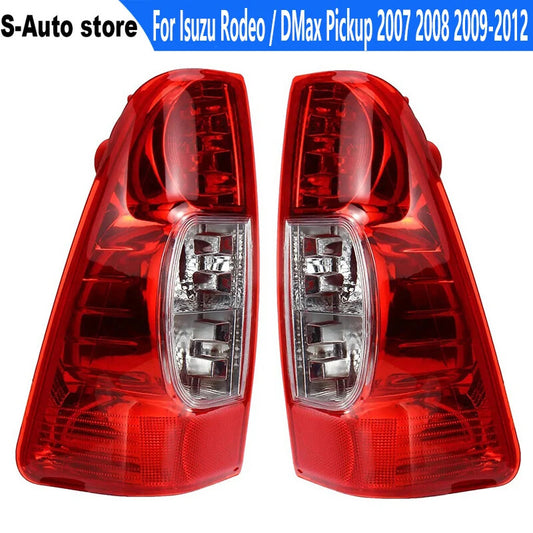 A pair of taillights/reverse lights for Isuzu Rodeo/DMax pickups, 2007-2008-2012.