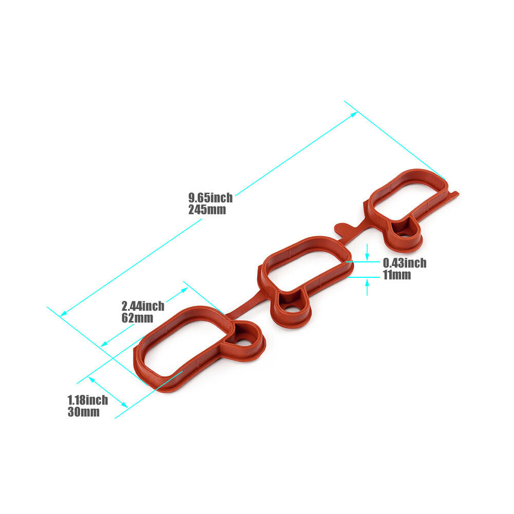 2-pack 11611436631 intake manifold gaskets suitable for BMW 323Ci, 325xi, 328Ci, 330Ci