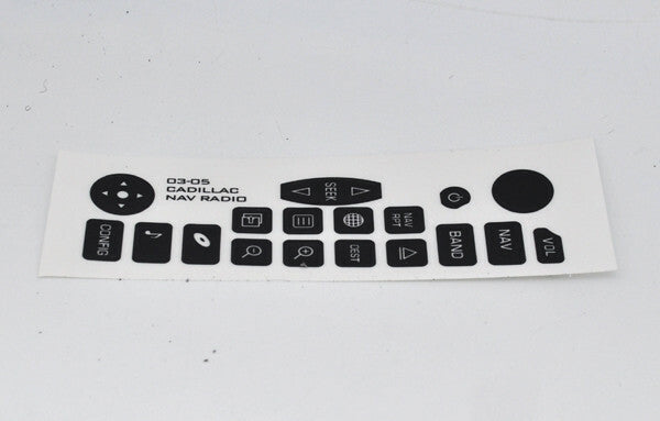 Navigation Radio Button Repair Stickers For 03-05 GM for CADILLAC for ESCALADE for HUMMER