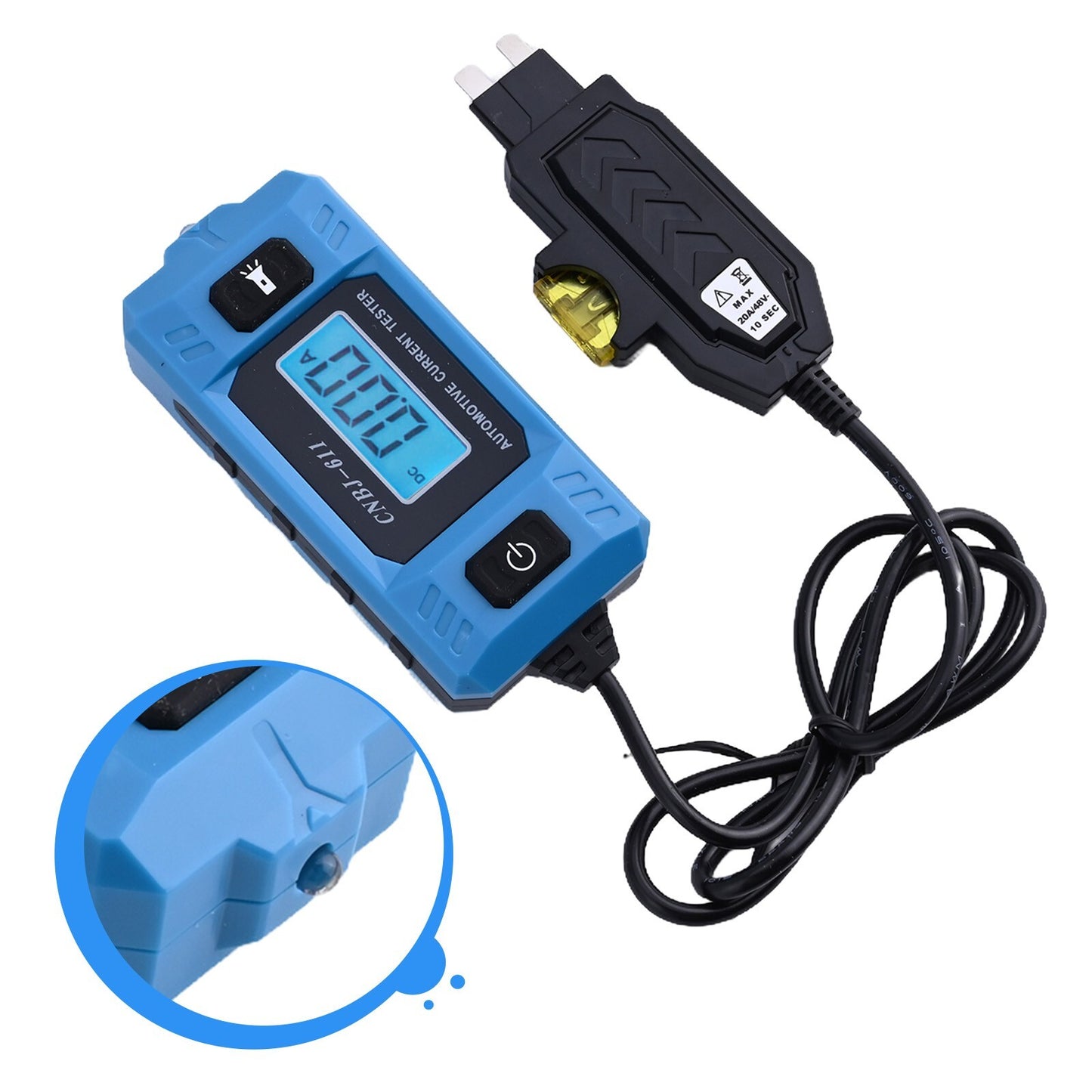 Car Auto Current Tester Multimeter Lamp Car Repair Tool Current Detector Fuse