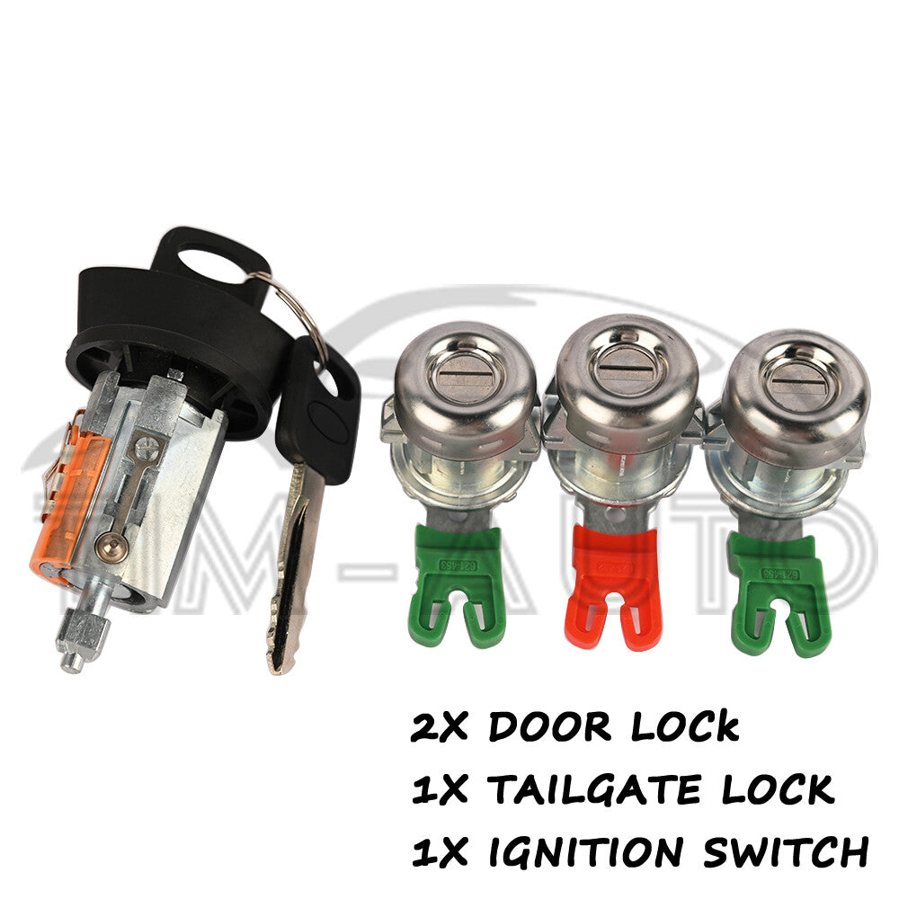 Ignition Switch Door Tailgate Lock Cylinder For 98-07 F250 F350 SUPER DUTY