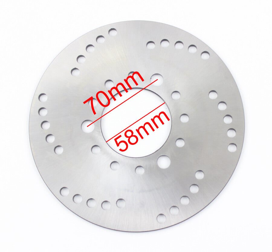 Silver 180MM Stainless Steel Disc Brake Rotor for Honda Ruckus 58MM 70MM Zoomer