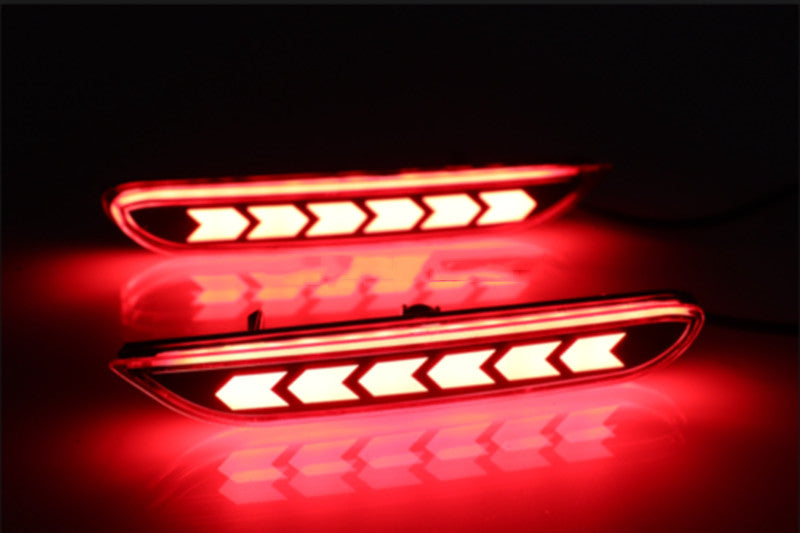 for Nissan Rogue 14-2016 Led Rear Bumper Reflector Light Lamp Brake Light Repair