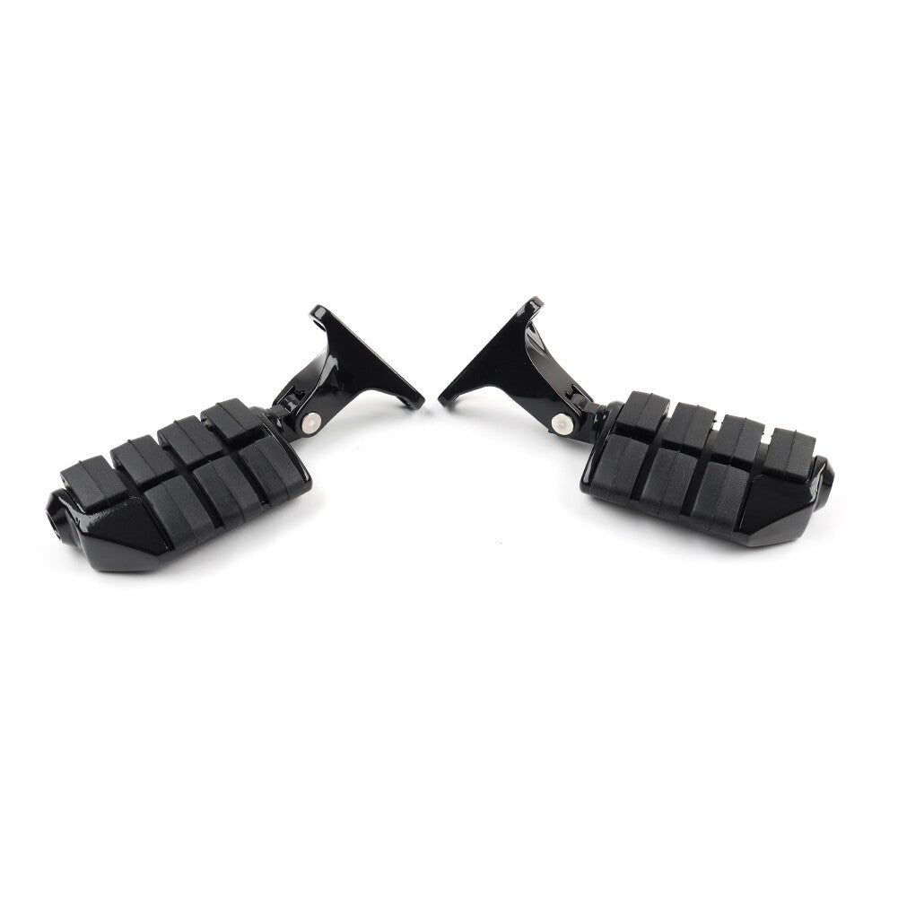 Black Rear Passenger Footpeg Mount Bracket for Harley Electra Street Glide 93+