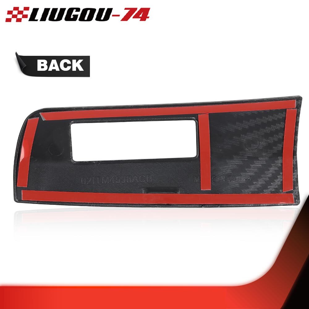 Carbon fiber head-up display panel cover trim suitable for 20-23 for Chevrolet for Corvette