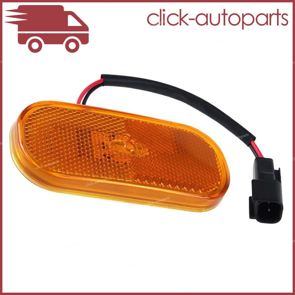 Fit for Ford Transit MK8 2014-2019 Amber LED Side Marker Light Turn Signal Lamp