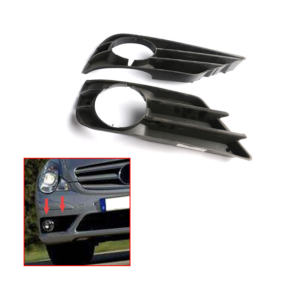 2x Fits 2006-2010 for Mercedes R-Class W251 R350 Lower Fog Light Bumper Grille LH+RH