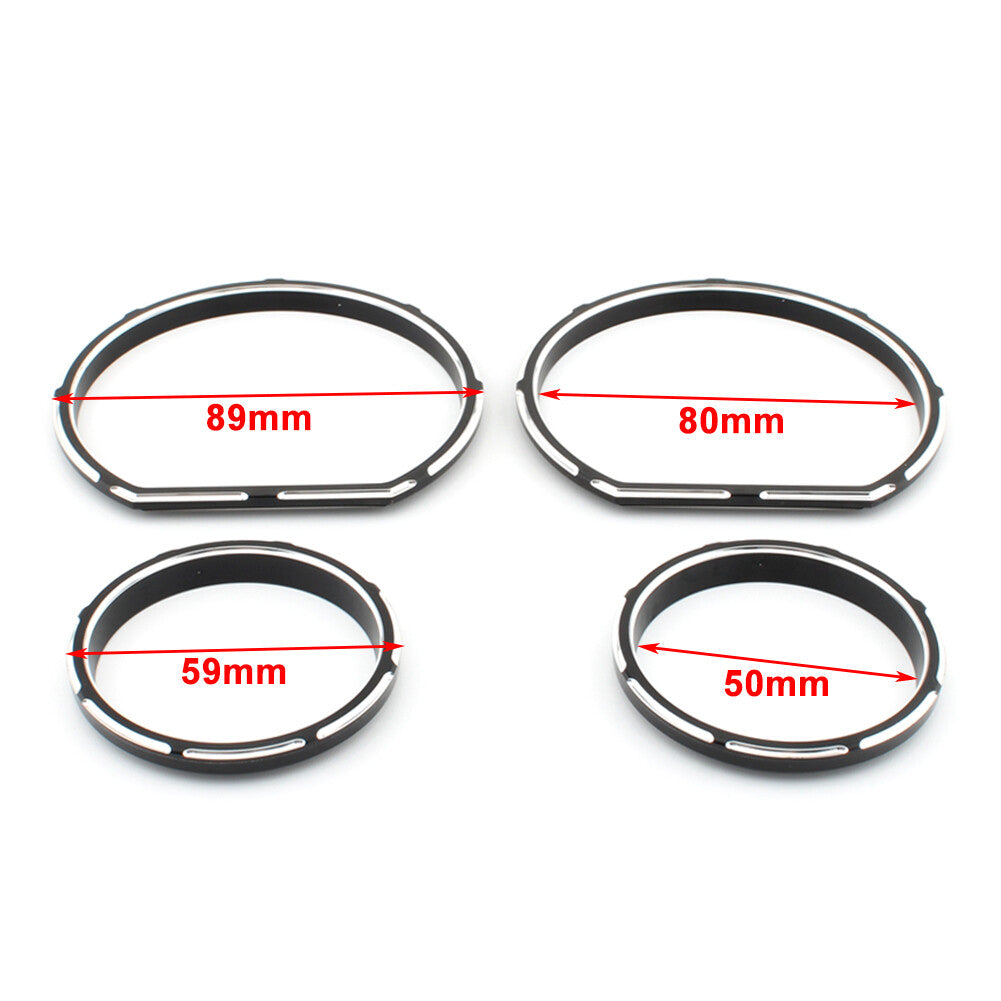 Fit for Harley Touring Electra Street Glide 14-23 Instrument Board Gauge Bezel Kit