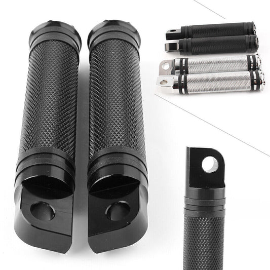 Front+Rear Male Mount Foot Pegs Footpegs for Harley Davidson Billet Aluminum