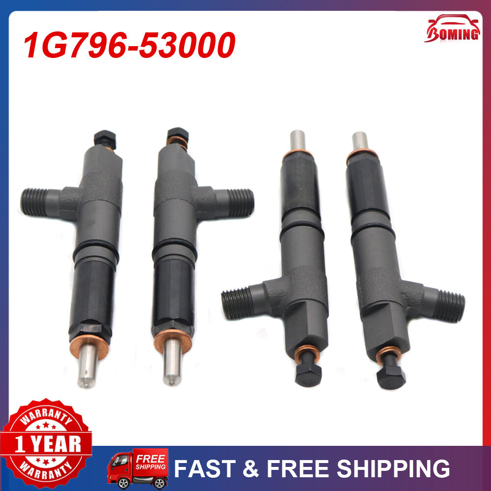 For Kubota V2203 V2403 4PC New Fuel Injector 1G796-53000 1G796-53001 1G796-53002