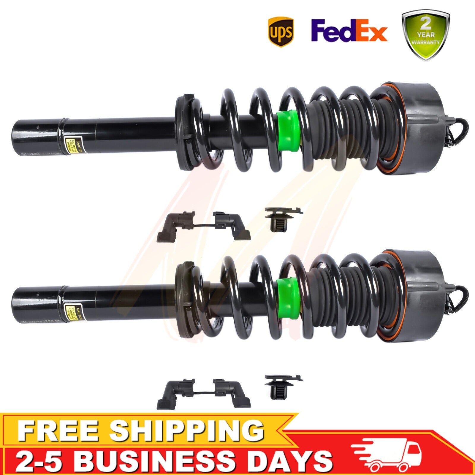 Front & Rear Shock Absorber Strut Assys w/PASM Fit for Porsche for 911 997 4WD 05-12