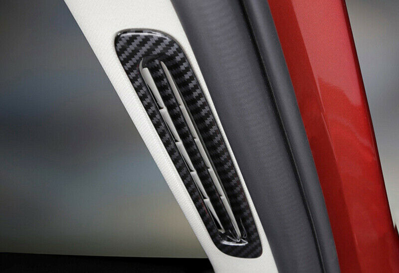 New for Mazda 3 Axela 2019-2022 Carbon Style A-Pillar Air Outlet Vent Cover Trim