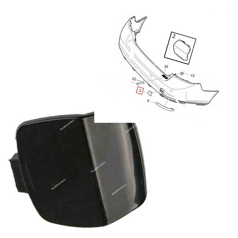 30744941 Rear Car Bumper Tow Hook Eye Cover Cap for Volvo S40 2008 2009 2010