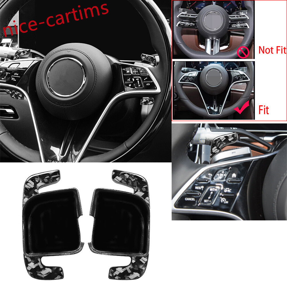 for Benz C/E/S GLC GLS Class 22+ Steering Wheel Paddle Shifter ABS/Forged Carbon
