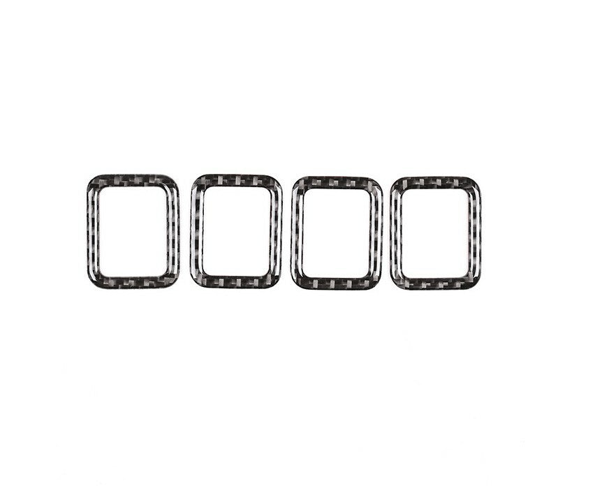 Carbon Fiber Interior Window Button Cover Fit for Range Rover Discovery 2015-19