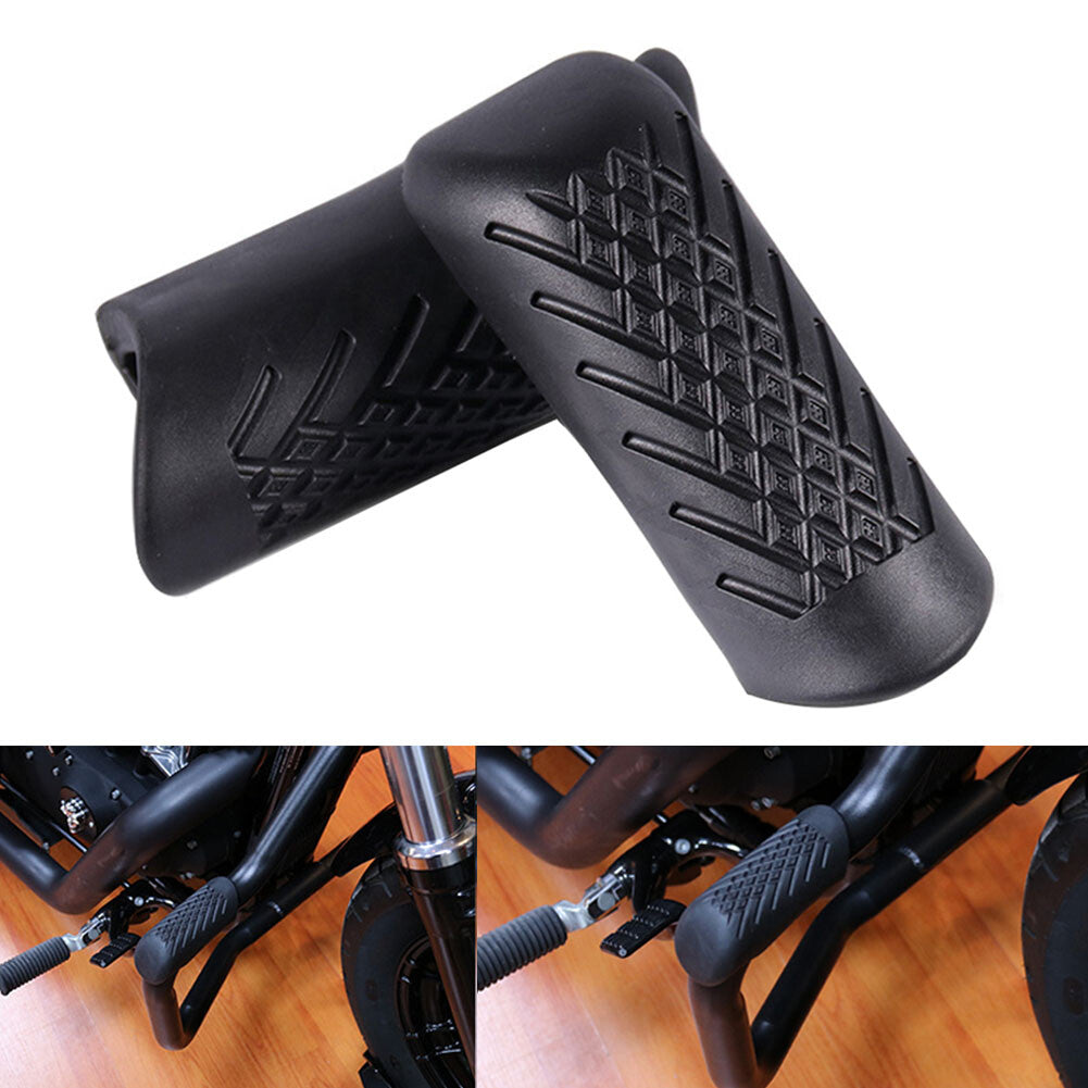 Engine Guards Road Crash Bars Legs Knee Protector Cover fit for Harley for Yamaha Black