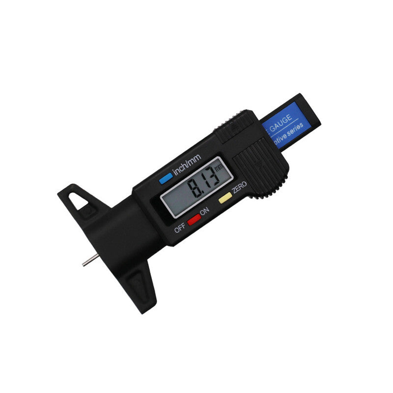 1PC LCD Display Digital Tread Depth Gauge High Accuracy Tire thread Tester Ruler