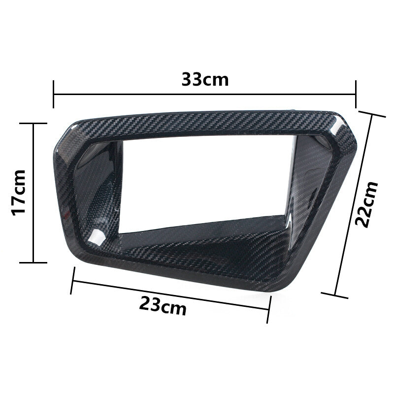 Internal HUD carbon fiber display protective cover for BMW G87/80 M2/3/4 2021