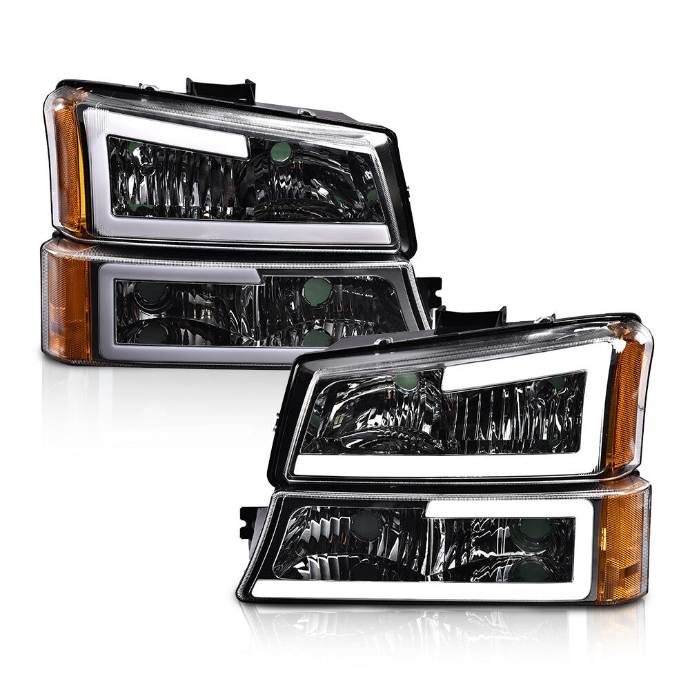 Retirement 03-07 Silverado/Avalanche {Double LED C-BAR} Yellow/Jade Pomegranate + Advisor