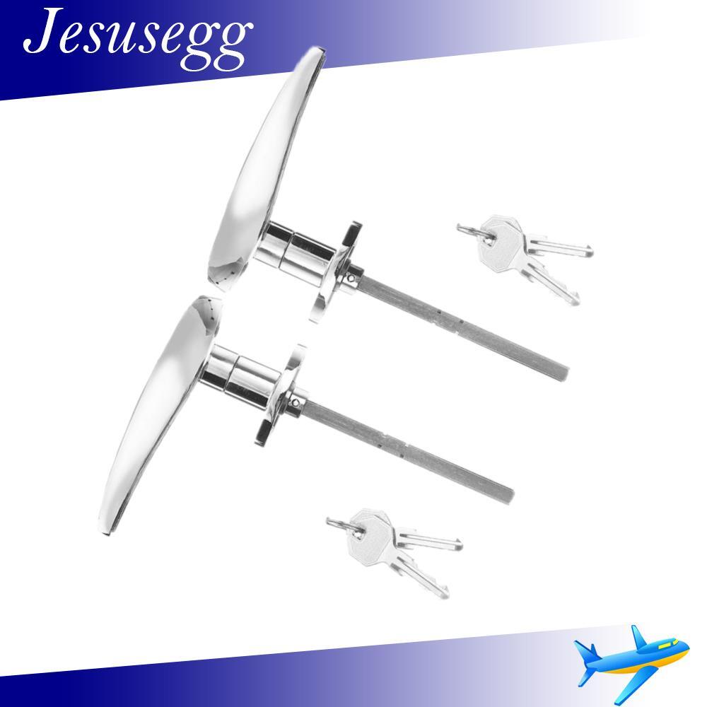 2X Outside Locking Door Handles 4 Keys Chrome For Model 18 Model 40 1932-1934