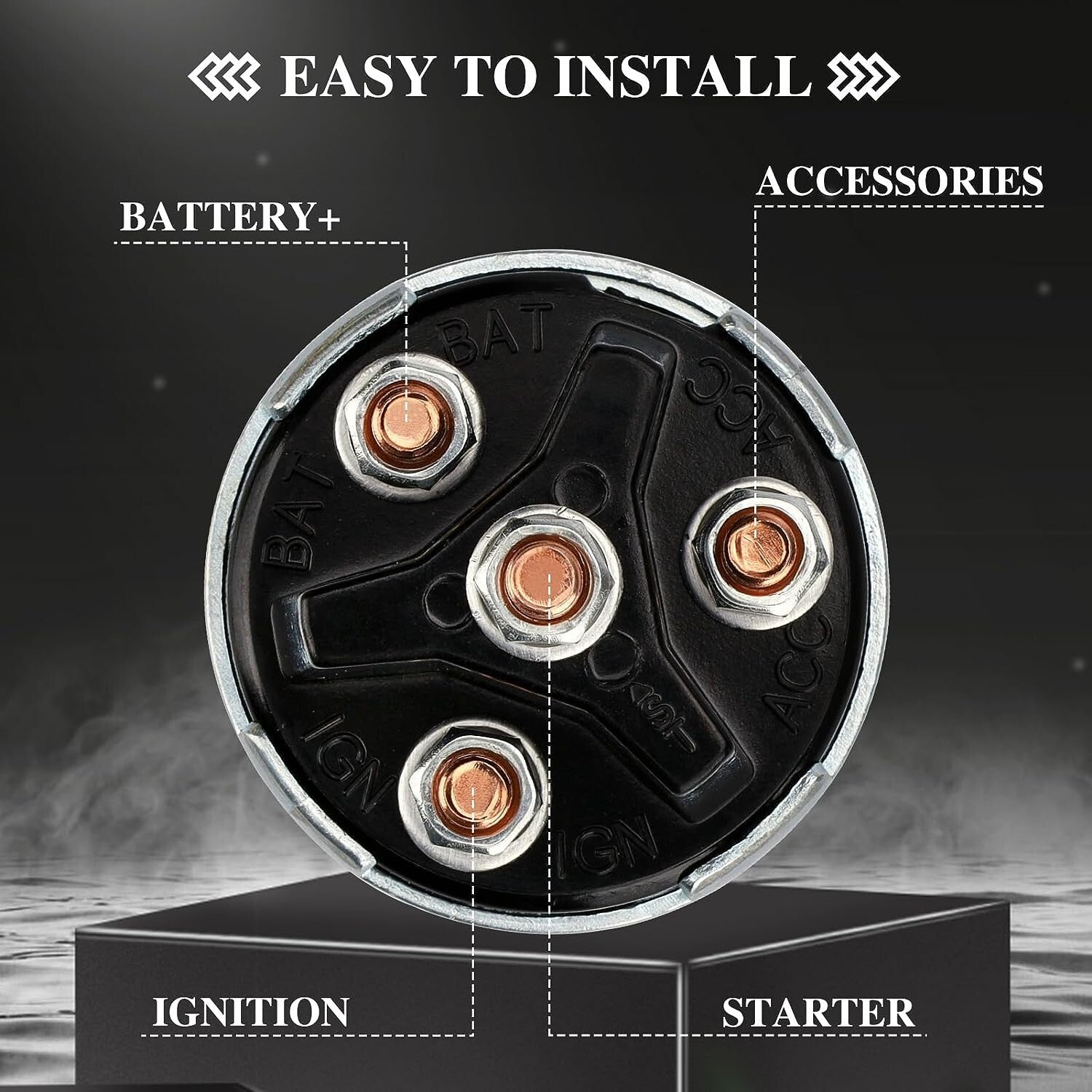 Ignition Key Switch 12v fit for Car, Forklift, Truck, Tractor, Trailer