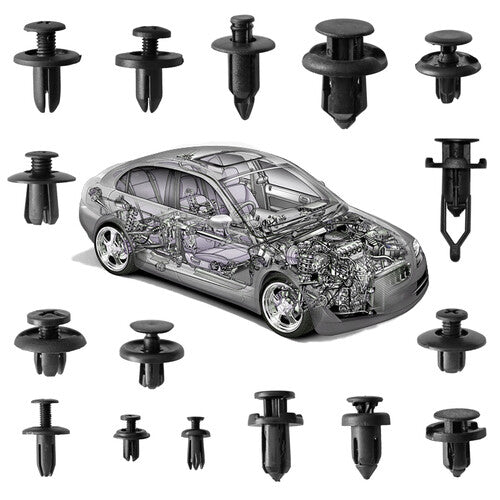 650-piece pack of automotive plastic retainer clips and automotive body panel tool clips for GM for Toyota