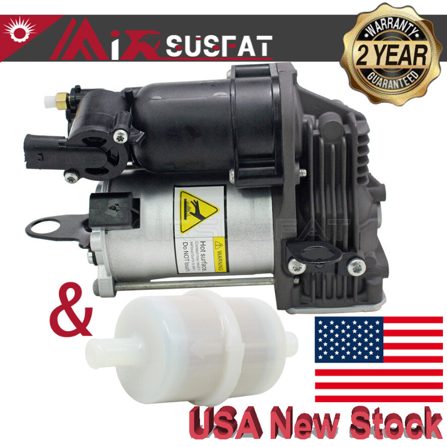 for MERCEDES S-CLASS W221 S550 CL550 AIR SUSPENSION COMPRESSOR + AIR FILTER