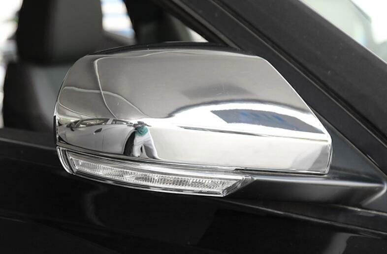 Fit for Cadillac ATS 2013-2019 chrome abs Rear View Side Mirror Cover Trim Caps