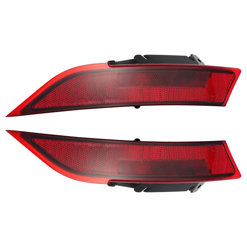 2x For 2017-20 for Land Rover Discovery Rear Left Right Bumper Fog Light Reflector