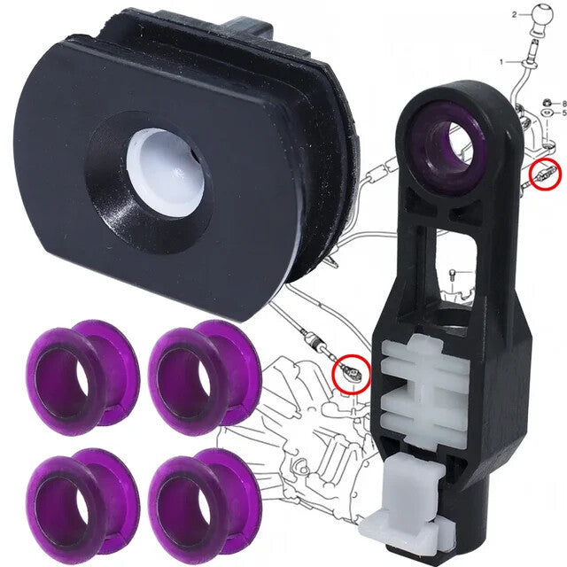 for Vauxhall Agila 08-14 Gear Shifting Cable End Connector Bushing Fix Repair