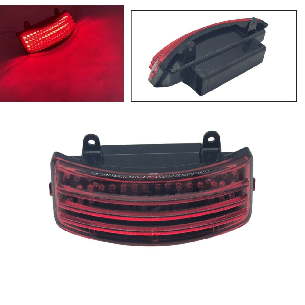 Tri-Bar LED Rear Tail Brake Fender Tip Light for Harley Touring Road Glide 15-18