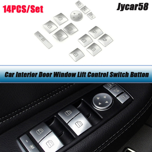 14PCS Door Window Lift Control Switch Button for Benz A B C E Class GLA GLE